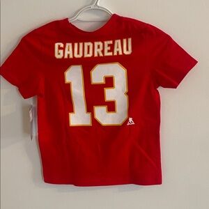 NHL Gaudreau t-shirt kids size large 7t